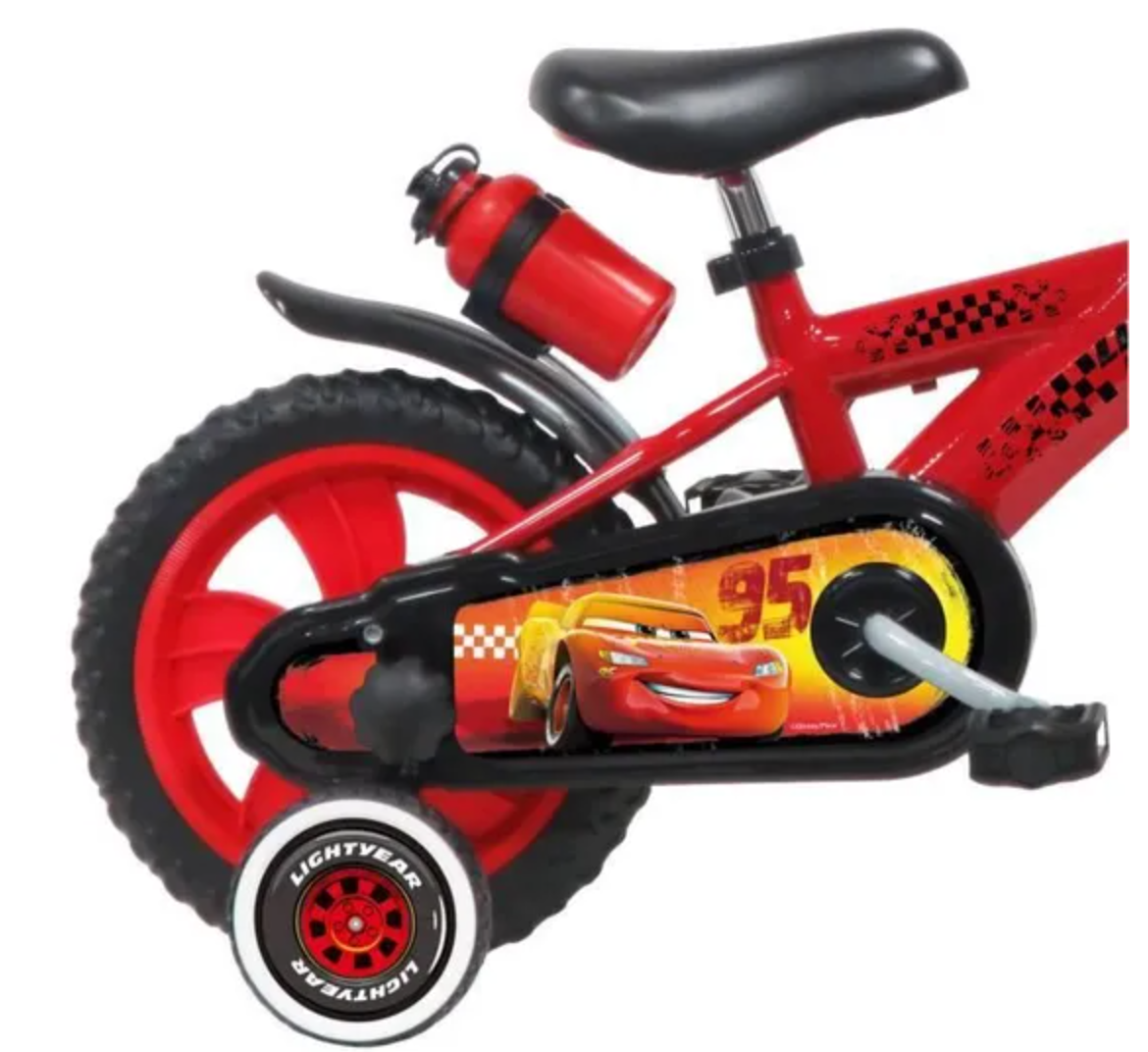 Vélo pour enfant < 90 cm - équipé de 1 frein - 2 stabilisateurs amovibles - plaque avant décorative !