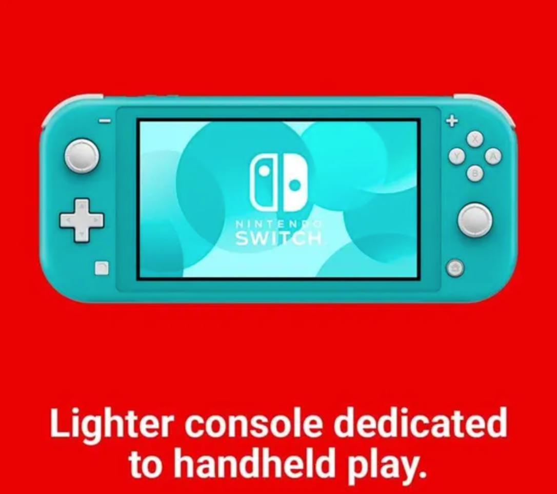Console de salon - Nintendo - Switch Lite - Turquoise - 32 Go - Bluetooth