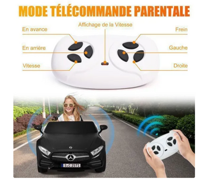 Voiture Électrique Enfant Mercedes-Benz CLS 350– Deux modes de contrôle, LED, Musique & Sécurité
