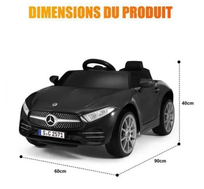 Voiture Électrique Enfant Mercedes-Benz CLS 350– Deux modes de contrôle, LED, Musique & Sécurité