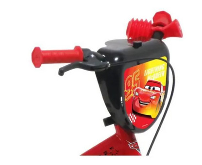 Vélo pour enfant < 90 cm - équipé de 1 frein - 2 stabilisateurs amovibles - plaque avant décorative !