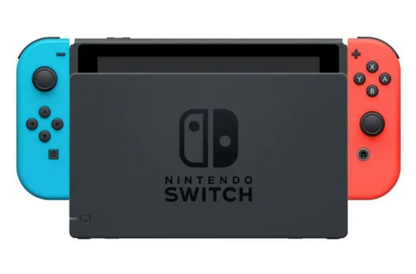 Console Nintendo Switch • Bleu Néon & Rouge Néon + Nintendo Switch Sports (Pré-installé) + 12 mois d'abonnement NSO (Code)