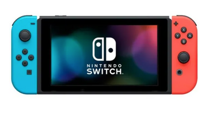 Console Nintendo Switch • Bleu Néon & Rouge Néon + Nintendo Switch Sports (Pré-installé) + 12 mois d'abonnement NSO (Code)