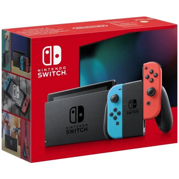 Nintendo Switch • Bleu Néon & Rouge Néon